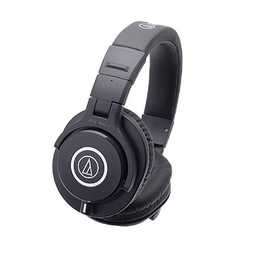 audio-technica スタジオモニターヘッドホン 有線 密閉ダイナミック型 コード脱着可 コード2種類付き プロフェッショナル ATH-M40xの画像