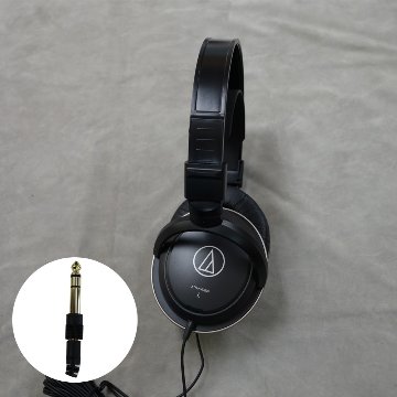 audio-technica オーディオテクニカ ステレオヘッドホン 有線 ヘッドフォン 有線 安い 3極 密閉型 変換プラグ付属 ATH-AVC200の画像