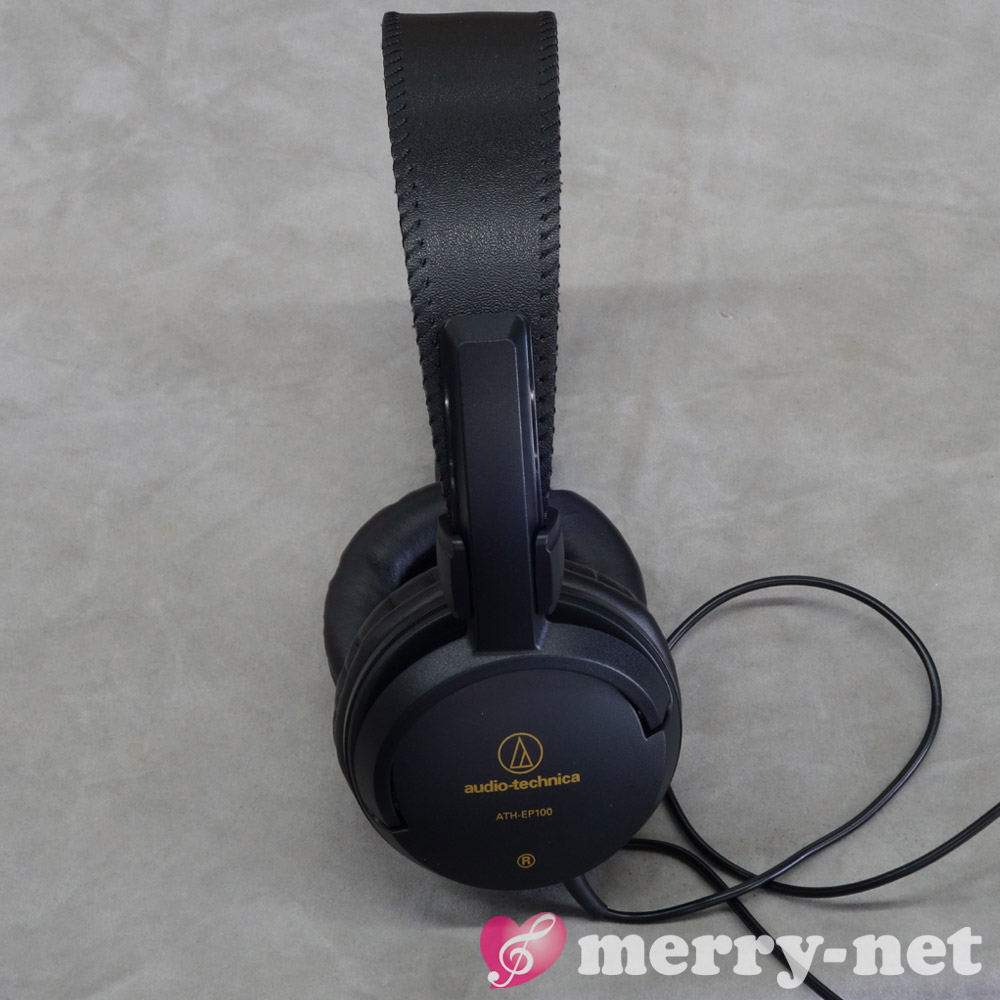 audio-technica オーディオテクニカ 楽器用 モニターヘッドホン 有線 ヘッドフォン 安い 密閉型 3極 変換プラグ付属 軽量 軽い ATH-EP100の画像