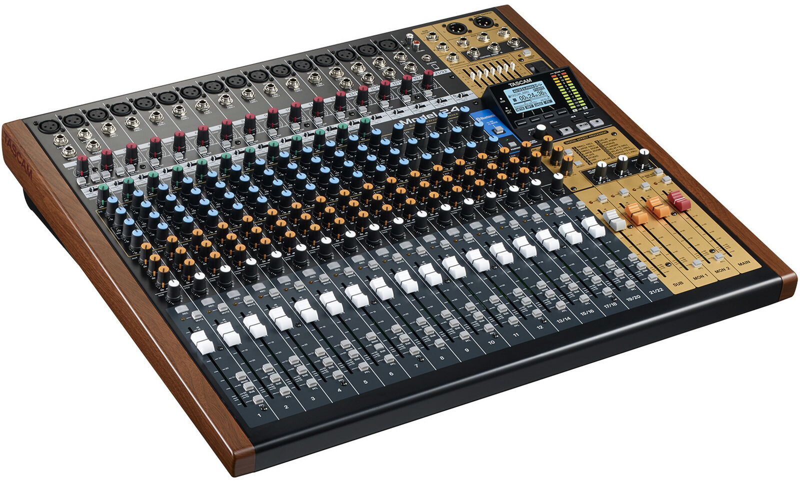 フットスイッチ付き■TASCAM ミキサー内蔵MTR MODEL24の画像