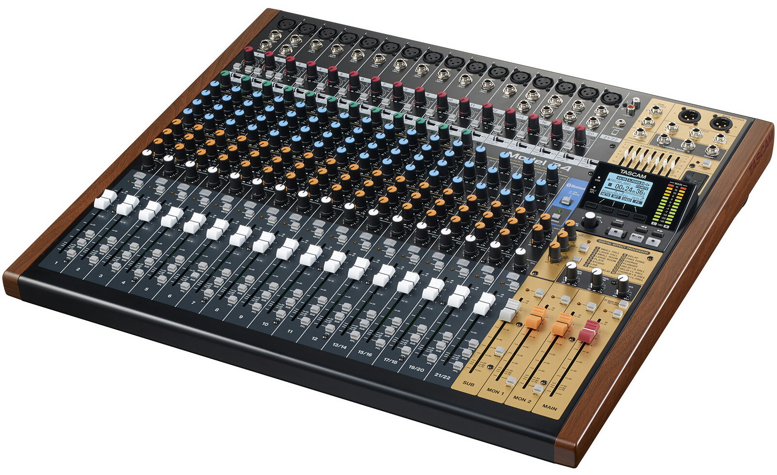フットスイッチ付き■TASCAM ミキサー内蔵MTR MODEL24の画像