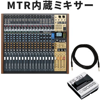 フットスイッチ付き■TASCAM ミキサー内蔵MTR MODEL24の画像