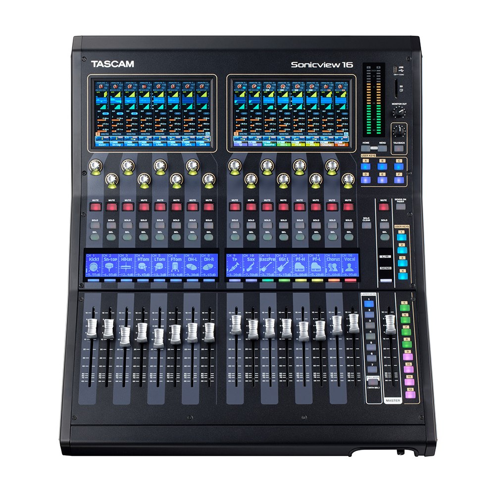 TASCAM デジタルミキサー Sonicview 16 + 16CHステージボックスセット【受注発注】の画像