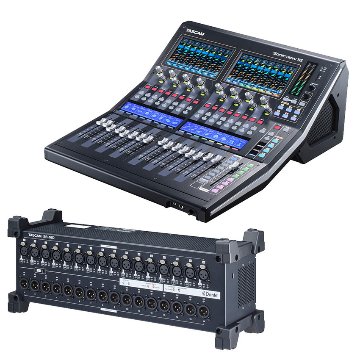 TASCAM デジタルミキサー Sonicview 16 + 16CHステージボックスセット【受注発注】の画像