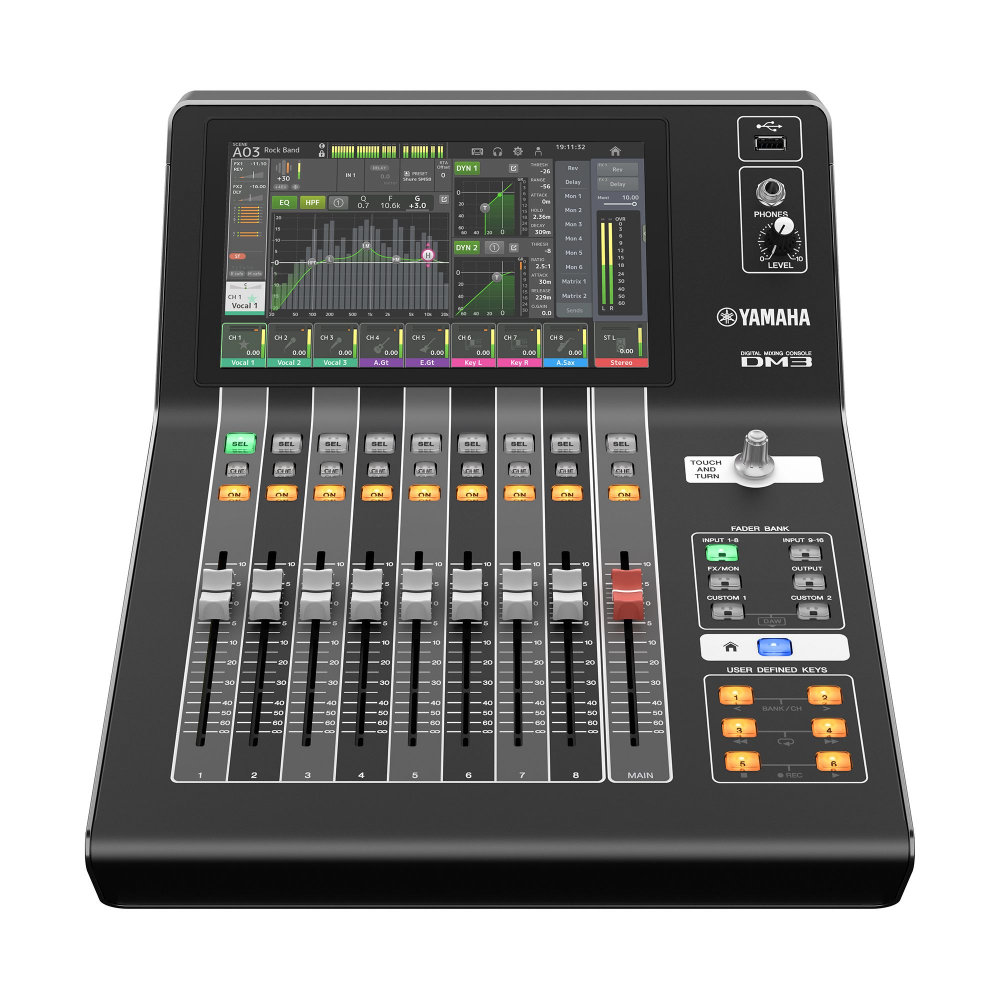 YAMAHA DM3 (Dante搭載モデル) 16ch デジタルミキサーの画像