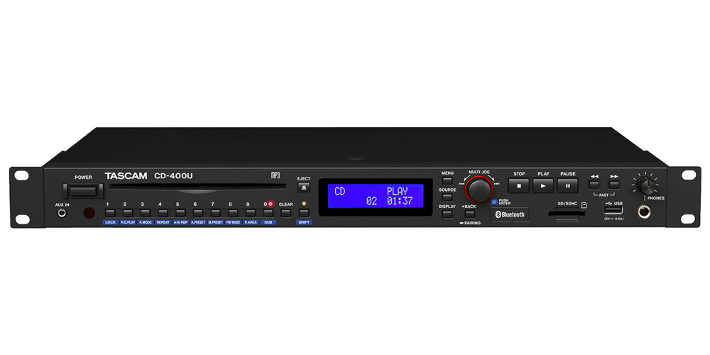 TASCAM タスカム CD-400U　1U USB/CDプレイヤーの画像