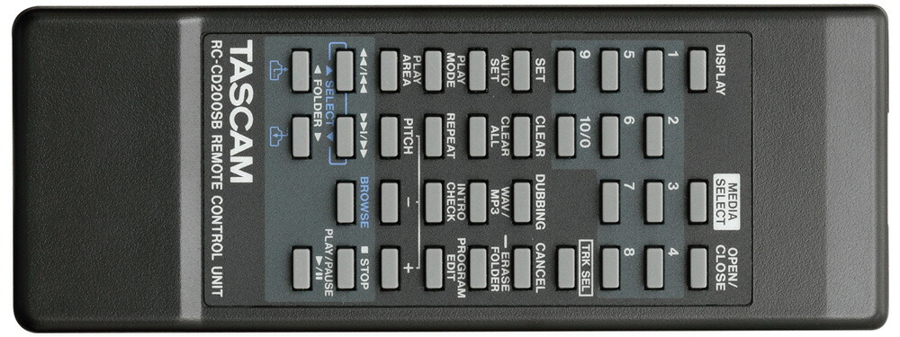 TASCAM CD-200SB 業務用CDプレイヤー (USB/SDカード読み込み対応)の画像