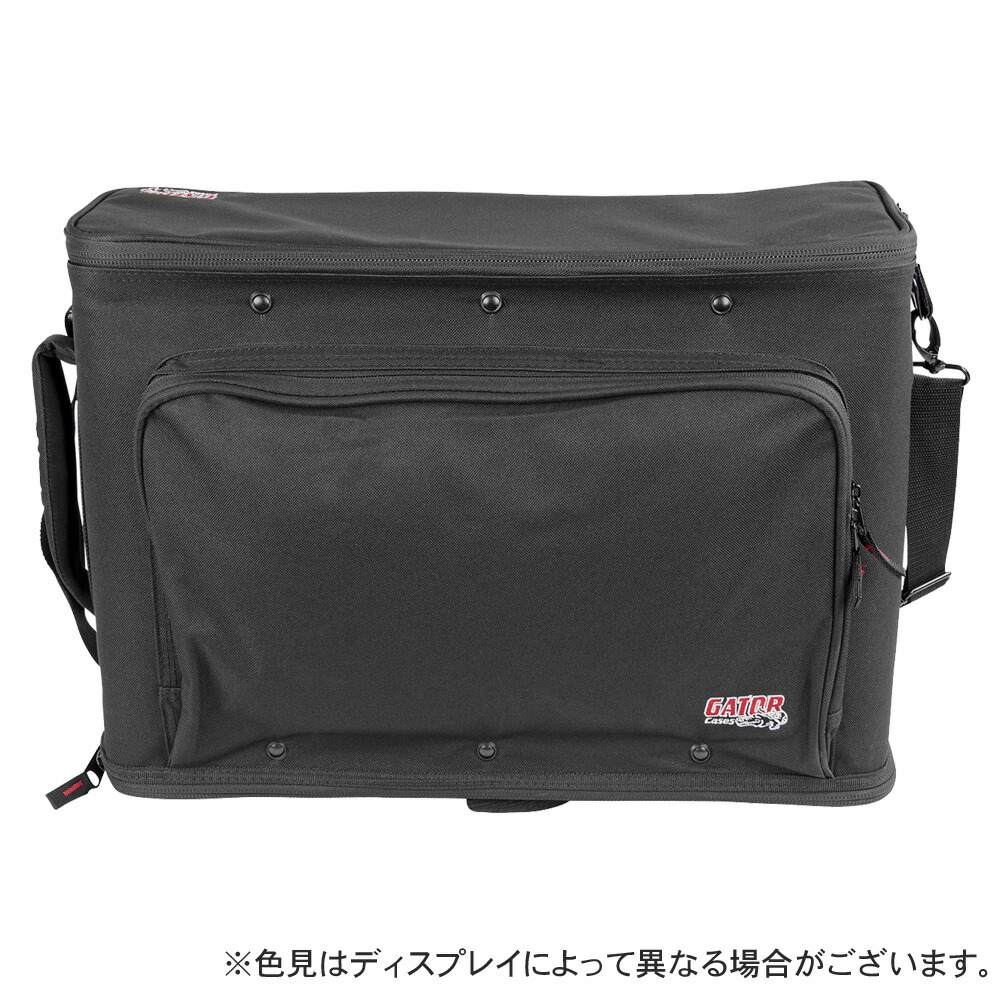 GATOR (ゲイター) ラックバッグ GRB-3U (ワイヤレス受信機やCDプレイヤーの持ち運びに)の画像