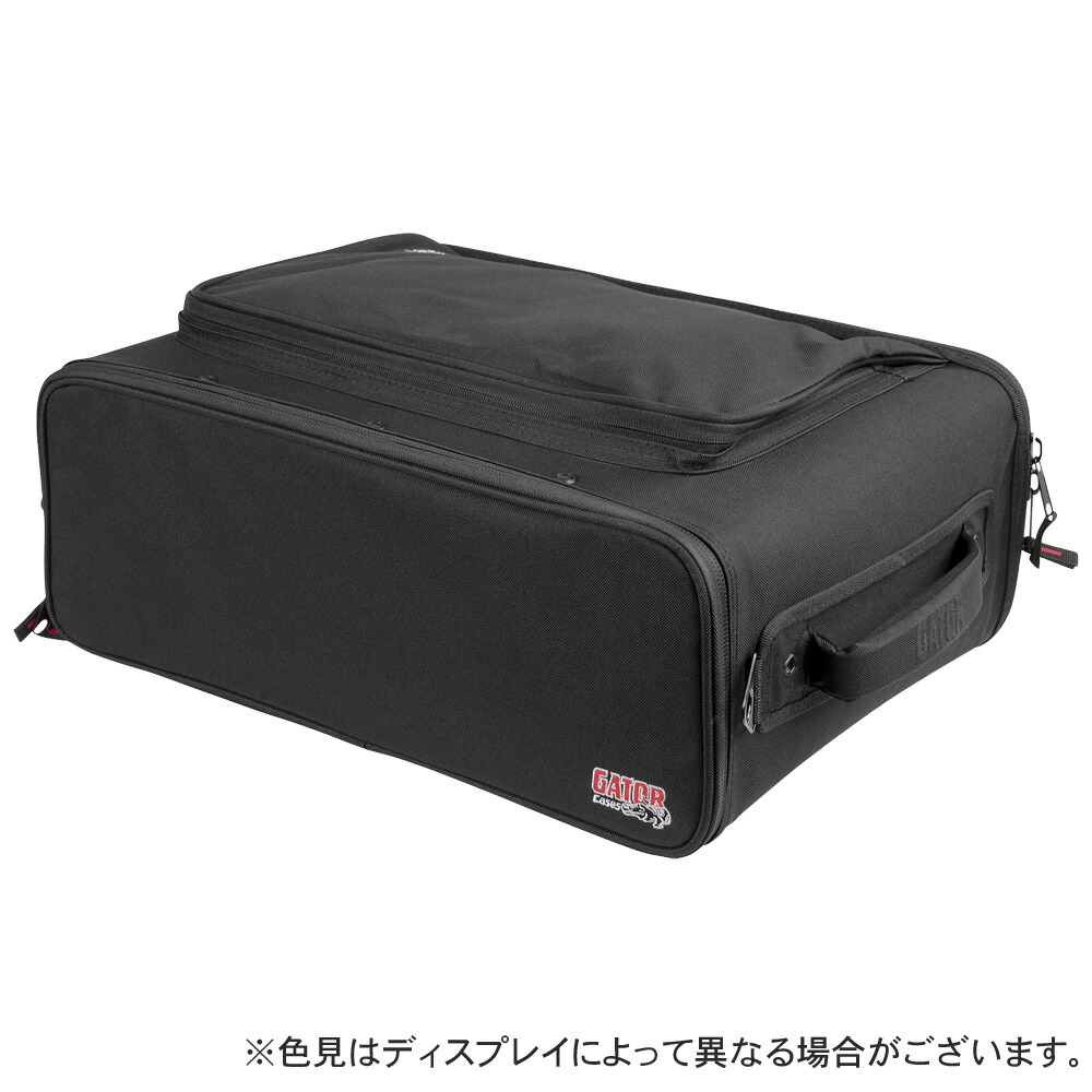 GATOR (ゲイター) ラックバッグ GRB-3U (ワイヤレス受信機やCDプレイヤーの持ち運びに)の画像