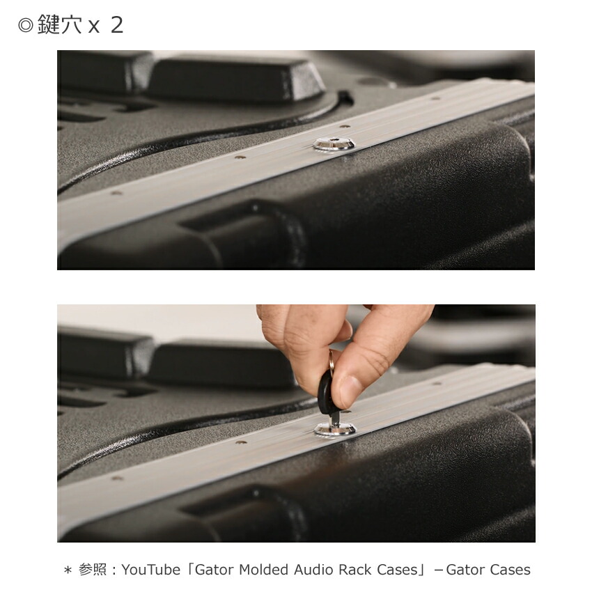 GATOR 6Uラックケース (D42cm) GR-8Lの画像