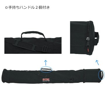 GATOR マイクスタンドケース　ボーカルマイク5本　マイクスタンド3本までの画像