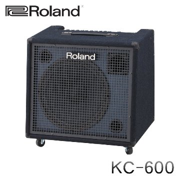 Roland ローランド パワードスピーカー キーボードアンプ KC-600 KC600 200W 4ch 脱着可能 キャスター付き AUX IN ライン出力 サブアウト 屋外演奏 野外ライブの画像