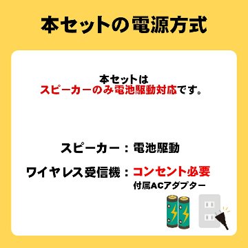 簡易PAセット 出力50W 教室規模の部屋でのトークショーなどに！　コードレスマイク２本付き(スピーカースタンド付き)の画像