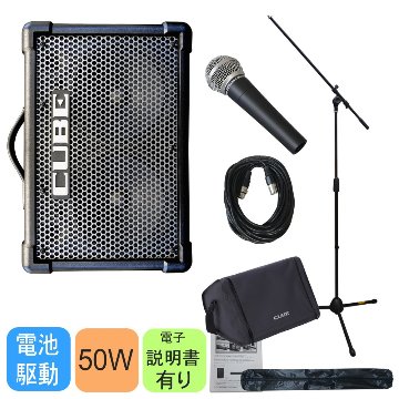 Roland ローランド CUBE STREET EX 有線マイク1本＋スピーカーケース付きセットの画像