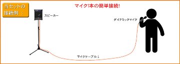 Roland CM-30 ポータブルPAシステム ソフトケース付き 有線マイク1本 アンプ内蔵スピーカーの画像
