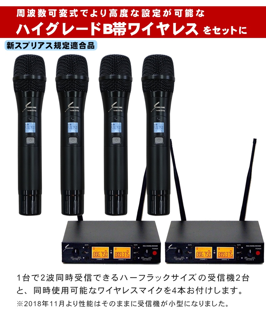 BOSE S1 Pro + (スピーカースタンド/ケース/ワイヤレスマイク4本セット)の画像