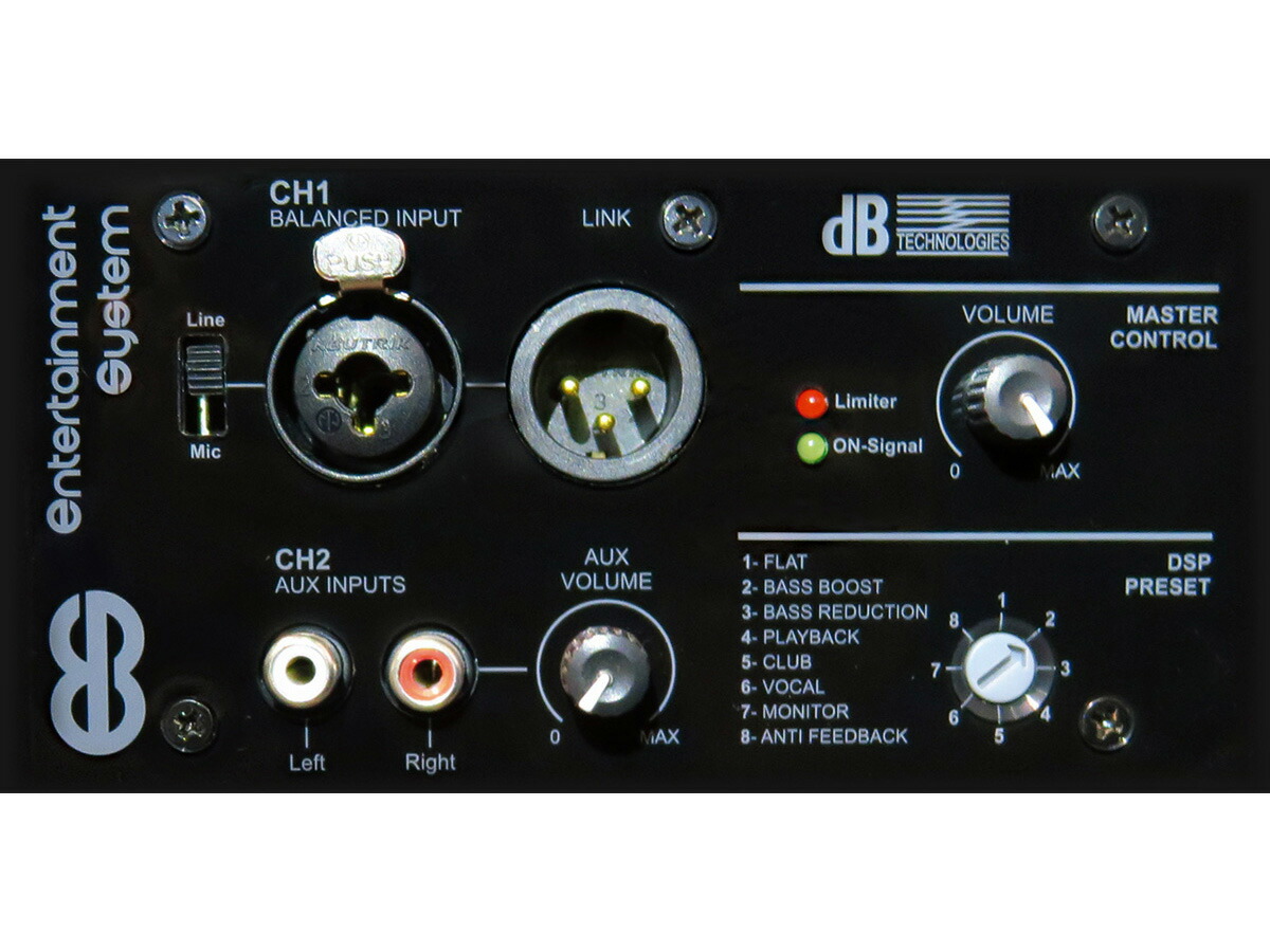 dBTechnologies コラム型スピーカーセット ES802 (モノラル/1200W PEAK)の画像