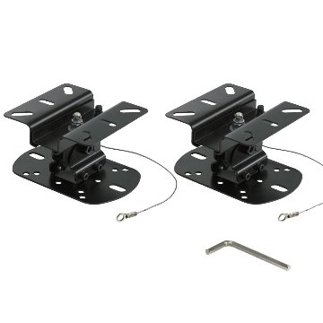 天井吊り下げ金具 スピーカーブラケット 2個1組 75mm DDS-80G DDS-65 DDS-50 対応 ショートタイプ 耐荷重 10kg 360度 回転可能の画像