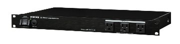 TASCAM タスカム パワーディストリビューター / コンディショナー AV-P250 AVP250 背面 3P 連動 x 10 非連動 x 3 ノイズフィルター 1Uラックマウントサイズの画像