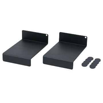 キクタニ 小型 モニター スピーカー スタンド(ペア)  MO-SPS-Z【平置き角度10°＆15°反転調整】の画像