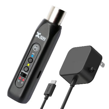 xvive Bluetoot受信機 充電対応 XV-P3 スタジオ練習 簡易PAセットに ワイヤレス再生が便利の画像