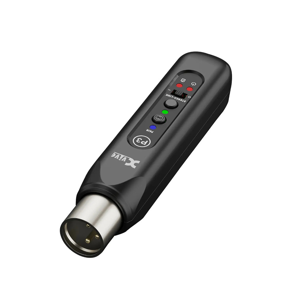 スタジオ練習 持ち込みBluetooth 受信機セット キャリングケース 離れた場所から音楽を再生 充電式 xvive XV-P3の画像