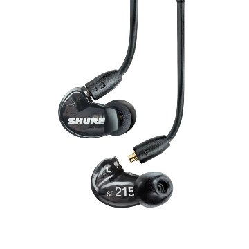ワイヤレスイヤーモニターセット SHURE SE 215 ブラック + モニターミキサーセットの画像