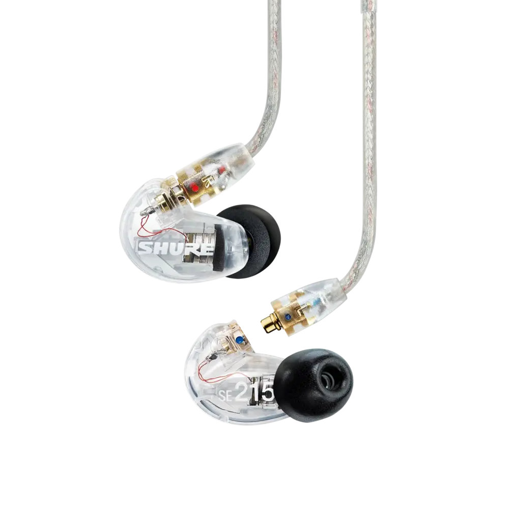 SHURE イヤホン SE215 CL クリアー 電子楽器のモニタリングにもの画像
