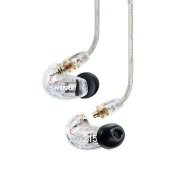 ワイヤレスイヤーモニターセット SHURE SE 215 クリアー + モニターミキサーセットの画像
