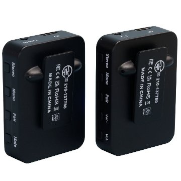 K.W.S. ワイヤレス イヤーモニターシステム KWS-EM1 トランスミッター＆レシーバーセット ハードケース付き イヤモニ 2.4GHz 見通し30m 最大4波 6時間連続稼働の画像