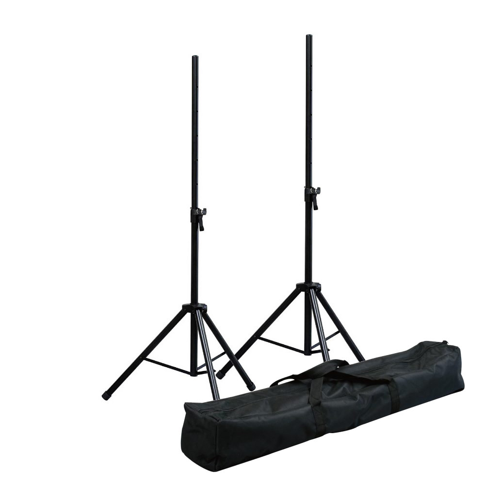 KIKUTANI キクタニ スピーカースタンド KPS-80 径35mm KPS-80 KPS80 スチール製 2本1組 7.3kg キャリングバッグ付き 高さ6段階調節 1,770～1,170mmの画像
