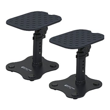 KIKUTANI キクタニ モニタースピーカー スタンド MOS5 2本1組 耐荷重 7.2kg 4段階調節 239 / 256 / 277 / 288mm 天板サイズ 220 x 180mmの画像