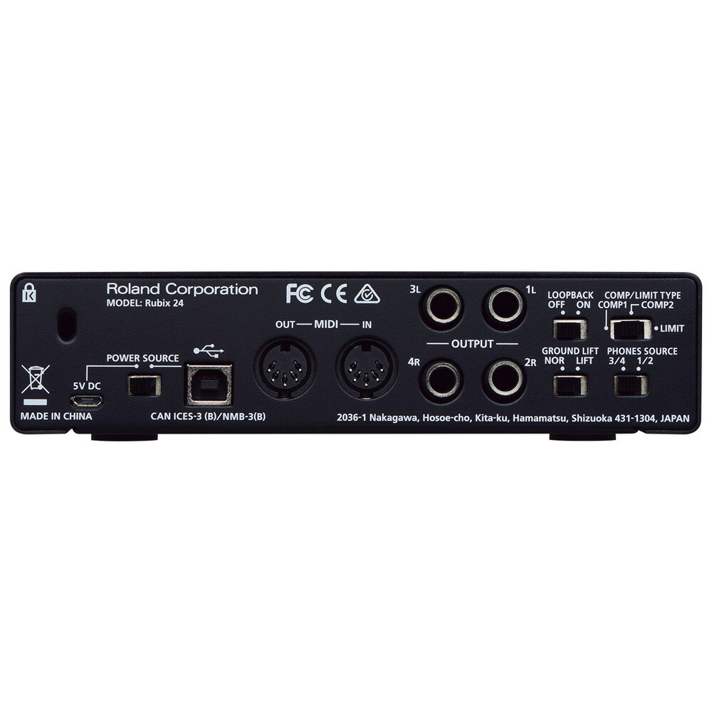 Roland ローランド USBオーディオインターフェイス Rubix24の画像