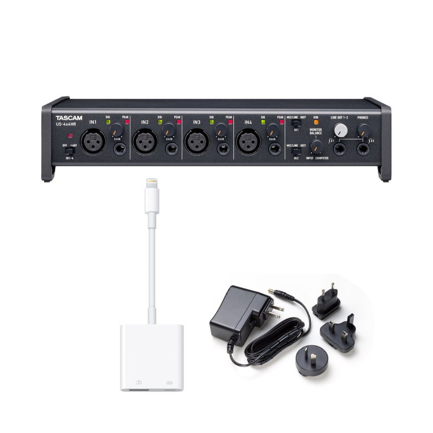 TASCAM USBオーディオインターフェイス US-4x4 HRの画像