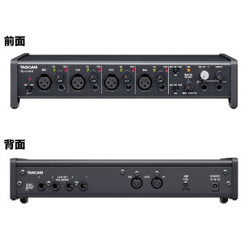 TASCAM US-4x4HR DTM入門セット コンデンサーマイク MIDIキーボード付きの画像