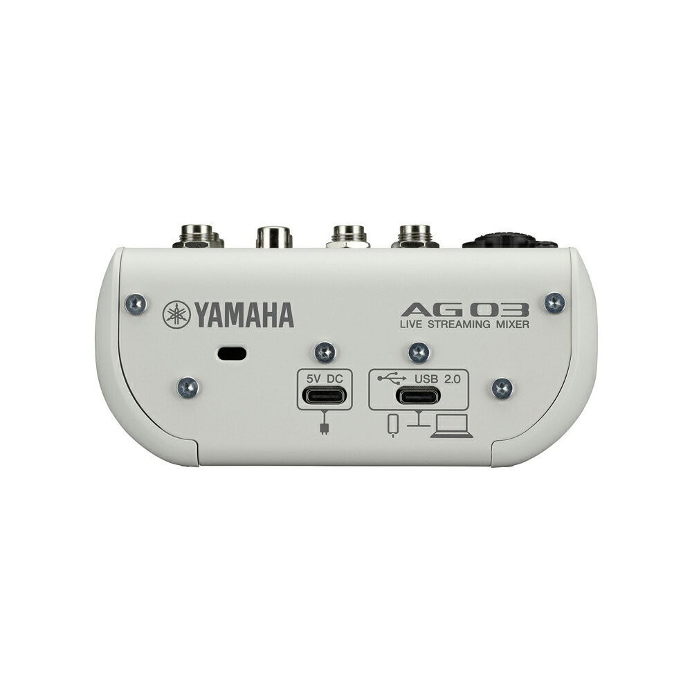 YAMAHA ヤマハ AG03MK2 ホワイト 配信用ミキサーの画像