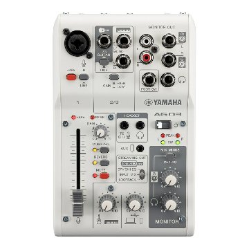 YAMAHA ヤマハ AG03MK2 ホワイト 配信用ミキサーの画像