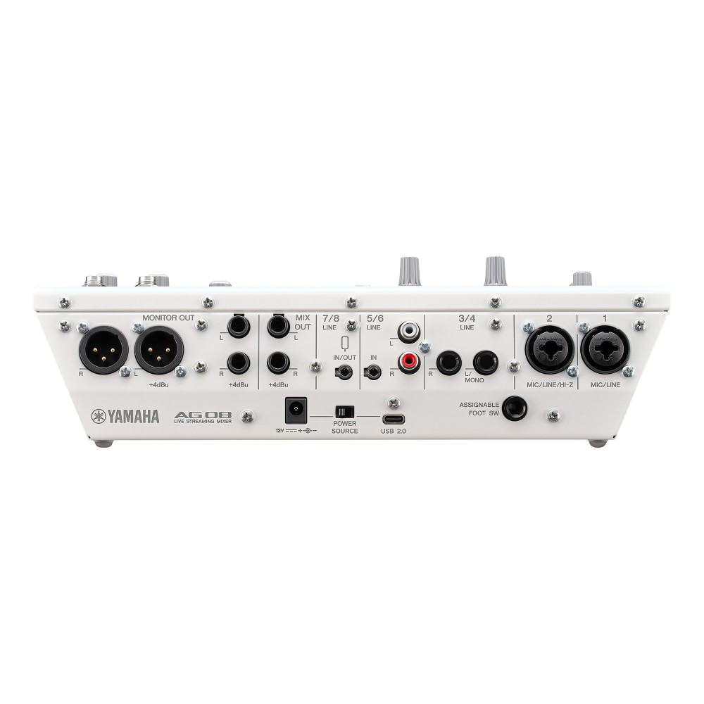YAMAHA ヤマハ AG08 WHITE 配信用ミキサーの画像