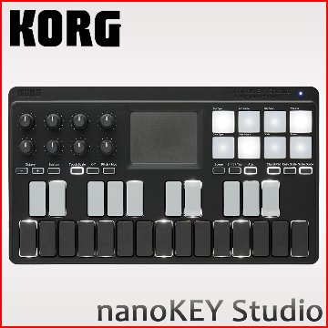 KORG コルグ ワイヤレス MIDIキーボード NANOKEY STUDIO (ナノキー・スタジオ)タッチパッド機能の画像