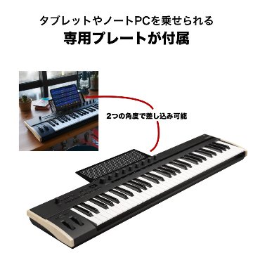 ACアダプター付き■KORG MIDIキーボード Keystage61 61鍵盤 USB MIDI コルグの画像