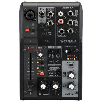 YAMAHA AG03mk2 BK + .コンデンサーマイクセット Seide PC-Me mk2の画像