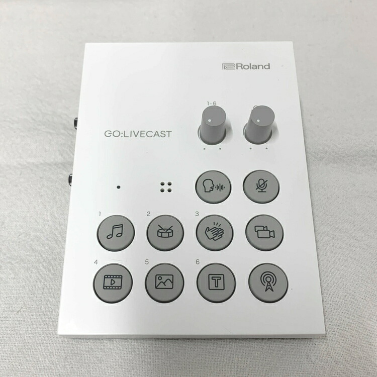 中古品 Roland GO LIVE CAST スマートフォン用オーディオインターフェイスの画像