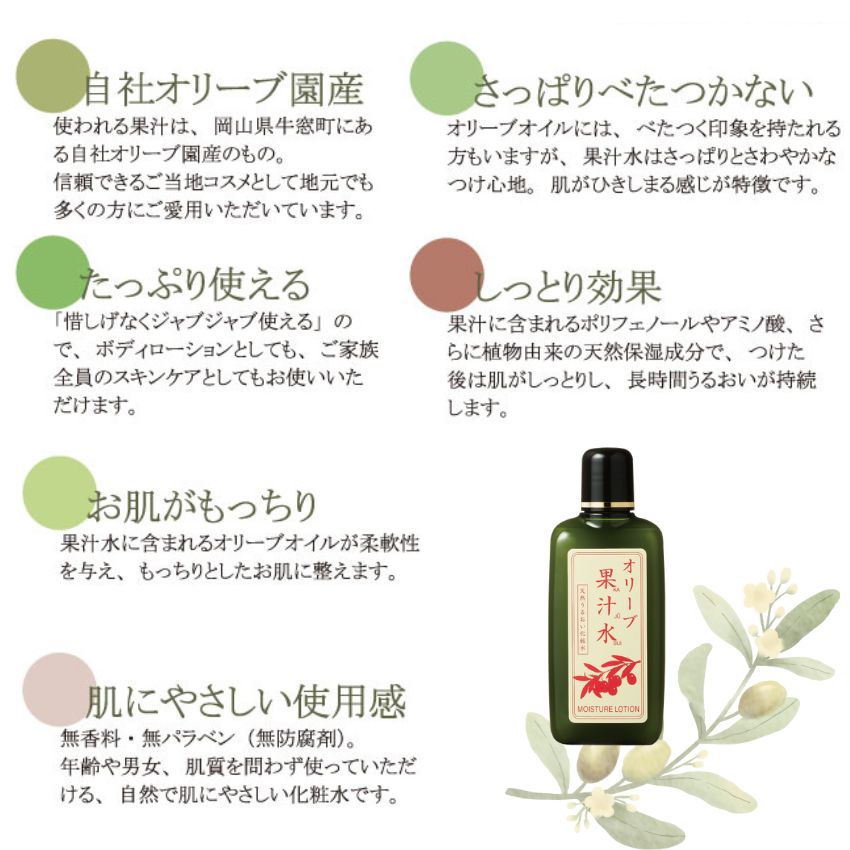 グリーンローション（果汁水）　180ml 化粧品 保湿 乾燥肌 敏感肌 スキンケア 自然派コスメ 日本製 ギフト プレゼント 母の日 敬老の日 誕生日プレゼントの画像