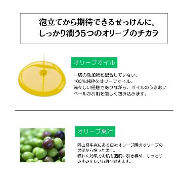 オリーブマノン　オリーブフェイシャルソープ化粧品 保湿 乾燥肌 敏感肌 スキンケア 自然派コスメ 日本製 ギフト プレゼント 母の日 敬老の日 プレゼントの画像