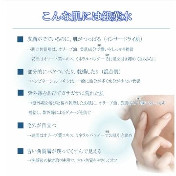オリーブリーフローション（銀葉水）化粧品 保湿 乾燥肌 敏感肌 スキンケア 自然派コスメ 日本製 ギフト プレゼント 母の日 敬老の日 誕生日プレゼントの画像