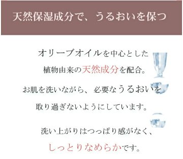 うるおいフレッシュミルク シコン入りの洗顔料の画像