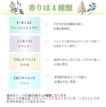 薬用オリーブの湯 入浴剤 保湿 美肌効果 日本オリーブ スキンケアの画像