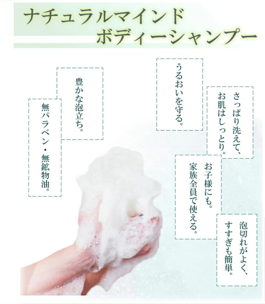 【詰替用】ナチュラルマインド　ボディーシャンプーの画像