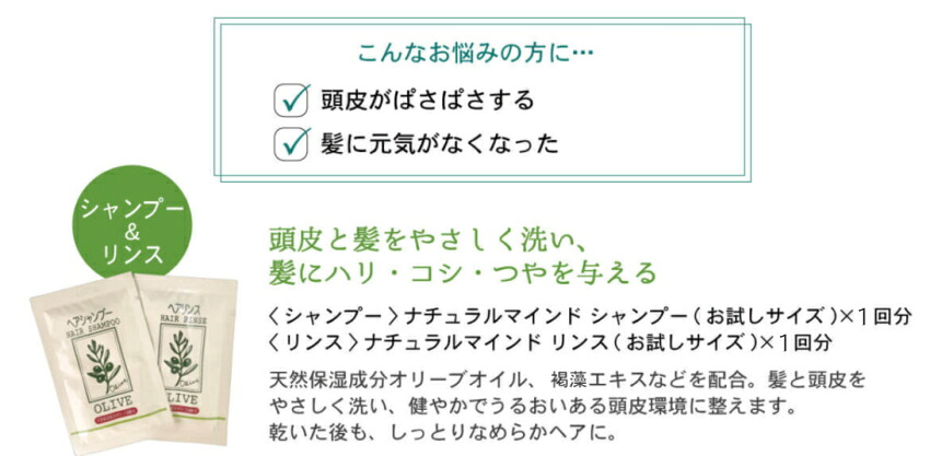 オリーブバス体験セット オリーブの湯4種 ボディ＆ヘアケア付の画像