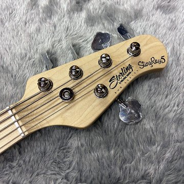 Sterling by MUSIC MAN エレキベース Ray5 Chopper Blue 5弦ベース スティングレイ スターリンの画像